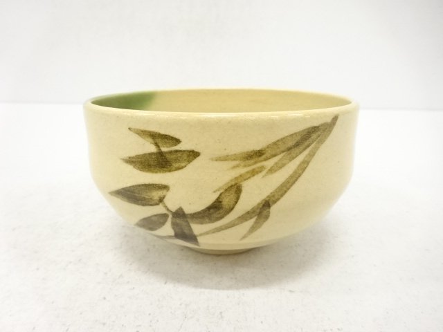 JAPANESE COLLECTIBLE / ARTISTS PIECE / TEACUP / IRON PAINTING / BAMBOO